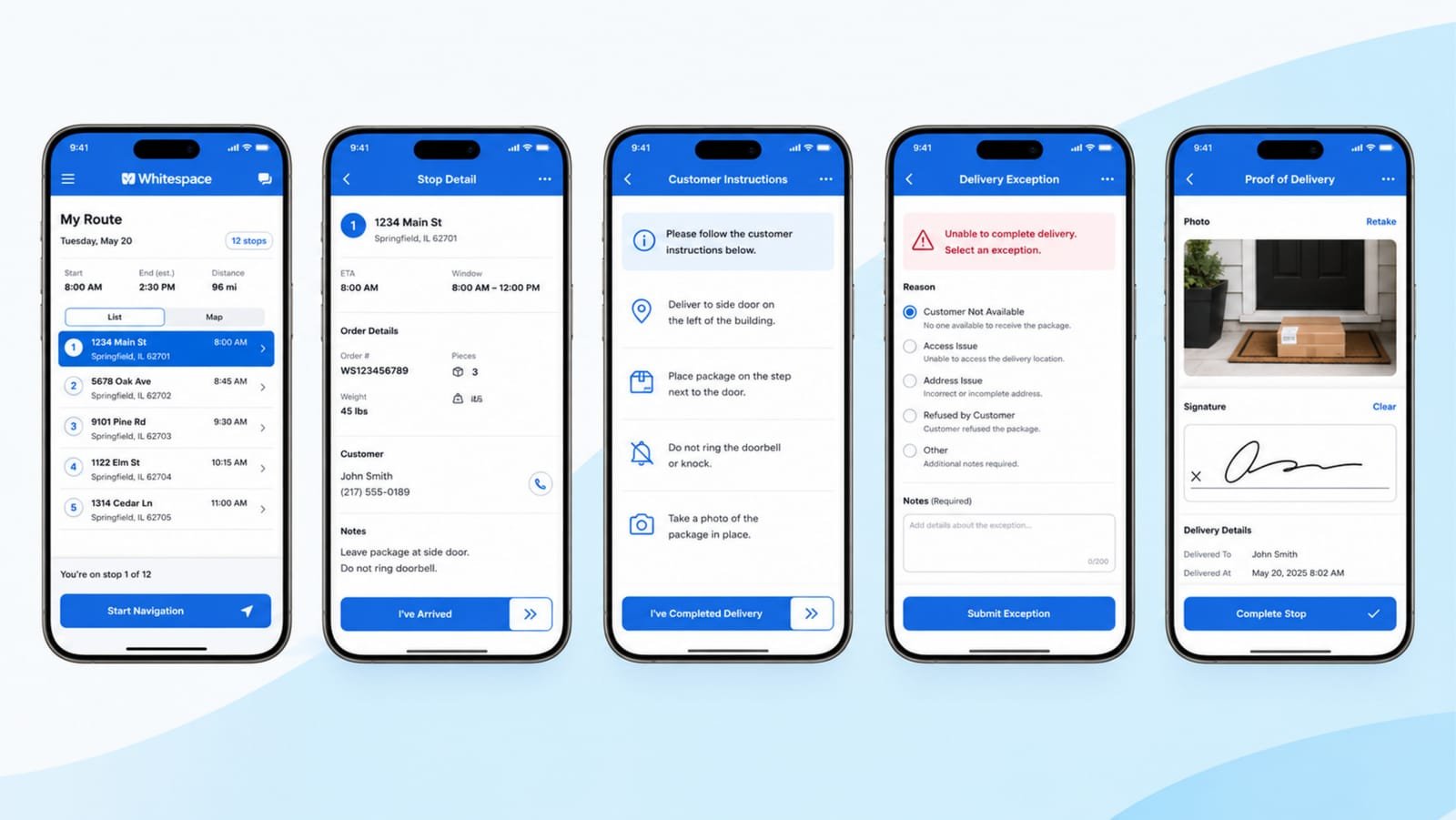 The driver mobile app