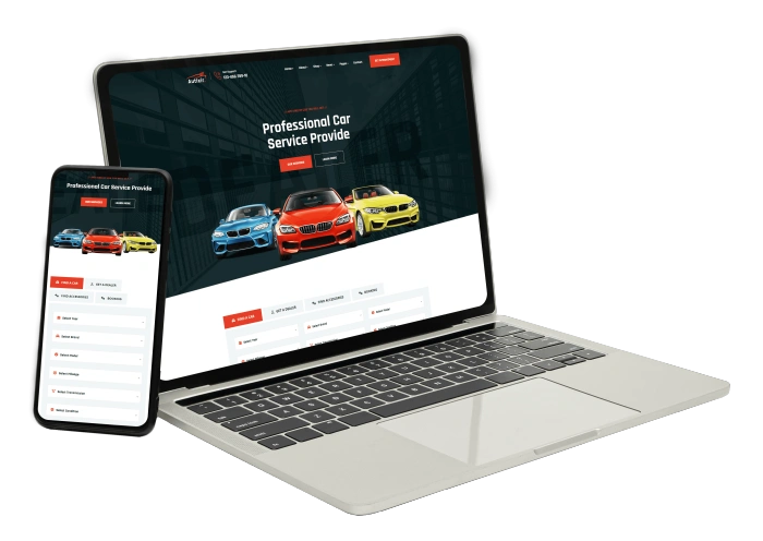 Responsive car service website