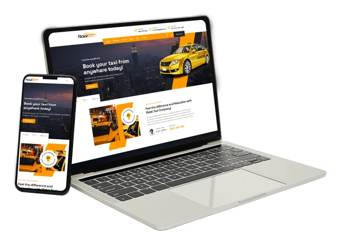 Dynamic taxi booking platform designed by the best web developers