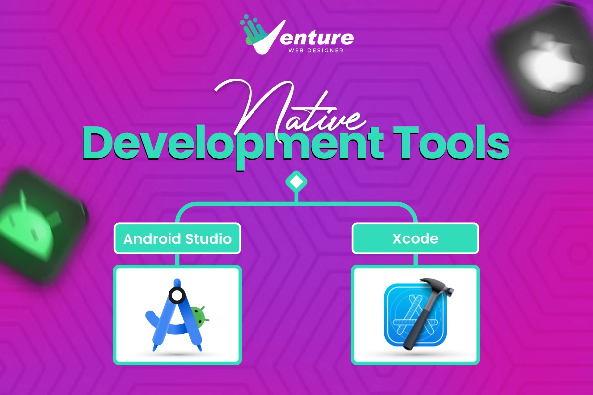 Visual comparison of Android Studio and Xcode, the leading native tools for Android and iOS app development software.